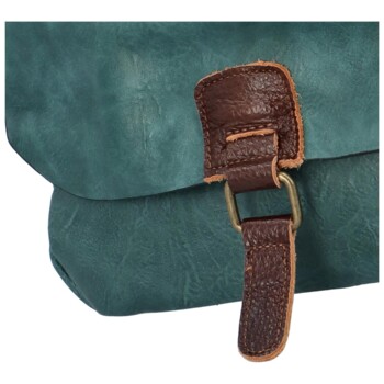 Dámská crossbody kabelka zelenomodrá - Paolo bags Talisia