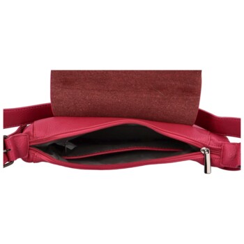 Dámská crossbody kabelka fuchsiová - Paolo bags Sisi