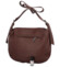 Dámská crossbody kabelka tmavě hnědá - Paolo bags Sisi