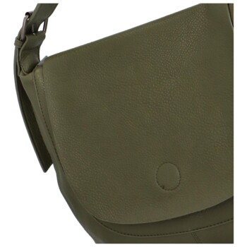 Dámská crossbody kabelka khaki - Paolo bags Sisi