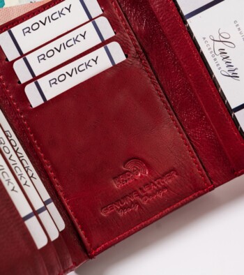 Dámská červená retro peněženka lakovaná - Lorenti 1509 SH