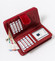 Dámská peněženka kožená lakovaná červená - Rovicky 76116 SH