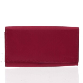 Pánská kožená peněženka červená matná - Diviley Kevix