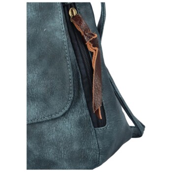 Dámská crossbody kabelka modrá - Paolo bags Valika