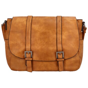 Dámská crossbody kabelka žlutá - Paolo bags Santory