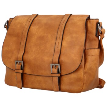 Dámská crossbody kabelka žlutá - Paolo bags Santory