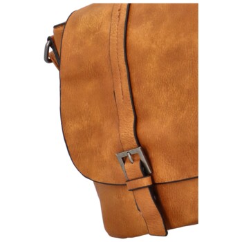 Dámská crossbody kabelka žlutá - Paolo bags Santory