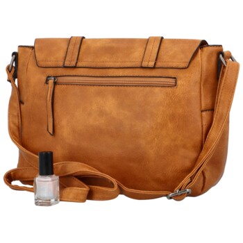 Dámská crossbody kabelka žlutá - Paolo bags Santory