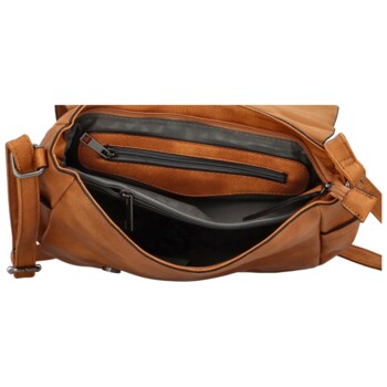 Dámská crossbody kabelka žlutá - Paolo bags Santory