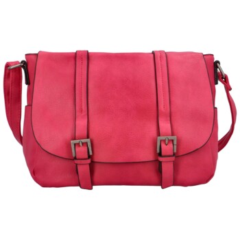 Dámská crossbody kabelka fuchsiová - Paolo bags Santory