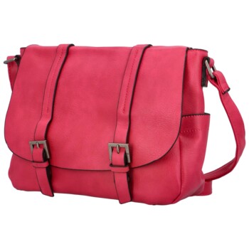 Dámská crossbody kabelka fuchsiová - Paolo bags Santory