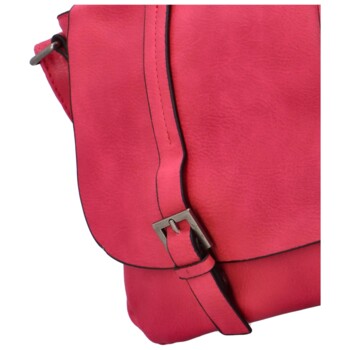 Dámská crossbody kabelka fuchsiová - Paolo bags Santory