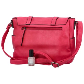 Dámská crossbody kabelka fuchsiová - Paolo bags Santory