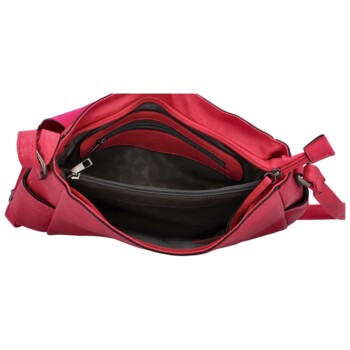 Dámská crossbody kabelka fuchsiová - Paolo bags Santory