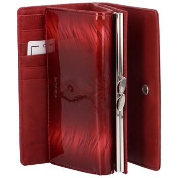 Dámská kožená peněženka červená - Patrizia Carlita