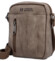 Malá pánská crossbody taška taupe - Enrico Benetti Damterr