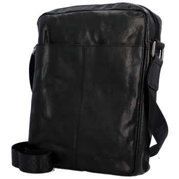 Pánská kožená taška přes rameno černá - SendiDesign McGord