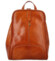 Dámský kožený batoh koňakový - Delami Vera Pelle Liviena