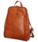Dámský kožený batoh koňakový - Delami Vera Pelle Liviena
