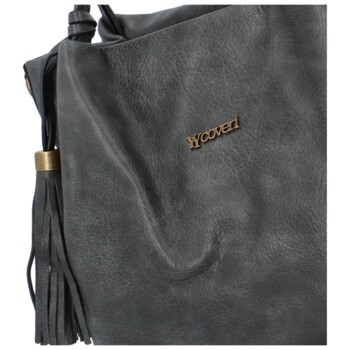 Dámská kabelka na rameno šedá - Coveri Millewa