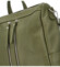 Dámský kožený batoh zelený - Delami Vera Pelle Randr