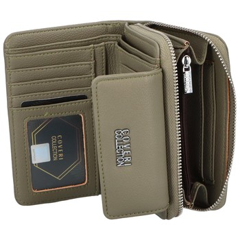 Dámská peněženka khaki - Coveri CW57