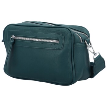 Dámská crossbody kabelka tmavě zelená - Paolo bags Tselmega