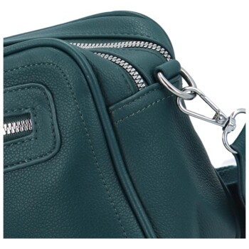 Dámská crossbody kabelka tmavě zelená - Paolo bags Tselmega