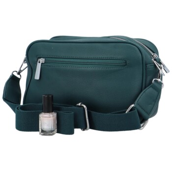 Dámská crossbody kabelka tmavě zelená - Paolo bags Tselmega