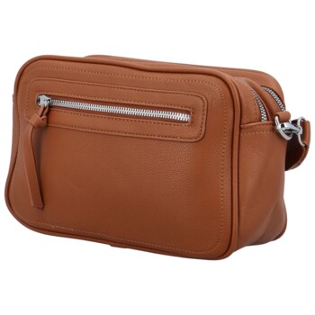 Dámská crossbody kabelka hnědá - Paolo bags Tselmega