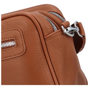 Dámská crossbody kabelka hnědá - Paolo bags Tselmega