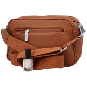 Dámská crossbody kabelka hnědá - Paolo bags Tselmega