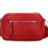 Dámská crossbody kabelka červená - Paolo bags Tselmega