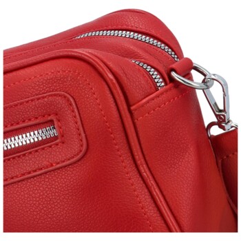 Dámská crossbody kabelka červená - Paolo bags Tselmega