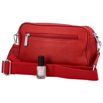 Dámská crossbody kabelka červená - Paolo bags Tselmega