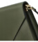 Luxusní kožená crossbody kabelka khaki - ItalY Wien