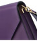Luxusní kožená crossbody kabelka fialová - ItalY Wien