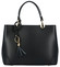 Originální dámská kožená kabelka černá - ItalY Mattie New