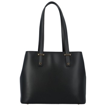 Exkluzivní dámská kožená kabelka černá - ItalY Logistilla New