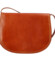 Dámská kožená crossbody koňaková - Delami Linda