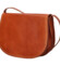 Dámská kožená crossbody koňaková - Delami Linda