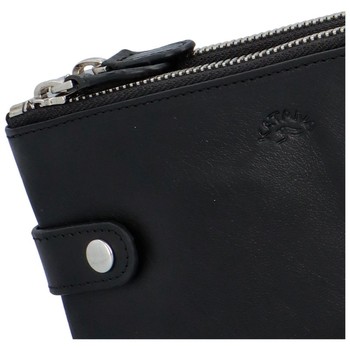 Dámská kožená peněženka černá - Katana K118