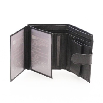 Pánská kožená peněženka černá - Wild Tiger Rares