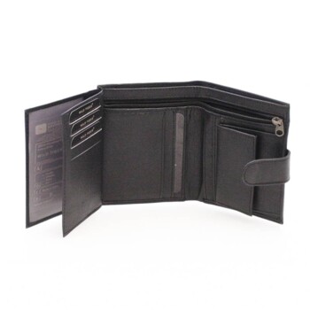 Pánská kožená peněženka černá - Wild Tiger Rares