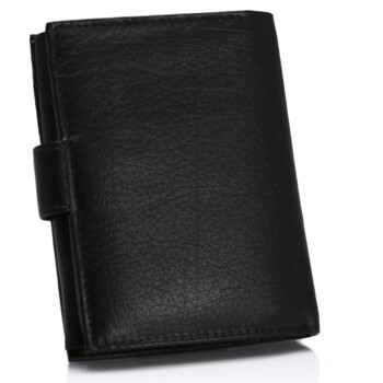 Pánská kožená peněženka černá - Wild Tiger Rares