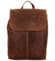 Pánský kožený batoh hnědý - Greenwood Alan