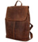 Pánský kožený batoh hnědý - Greenwood Alan