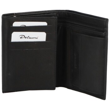 Pánská kožená peněženka černo/hnědá - Diviley Tarkyn