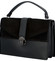 Dámská elegantní kožená kabelka černá - ItalY Lumea
