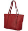 Dámská kožená kabelka přes rameno červená - Katana Nuilia